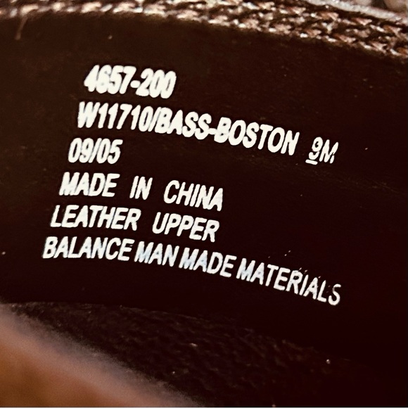 NEW IN BOX GH Bass Brown Leather Braid Cushion Step Boston Mules Clogs, size 9 M - Picture 9 of 13